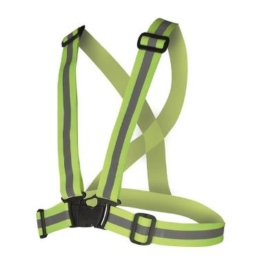 Jólláthatósági pánt H8907 sárga, gumis, állítható, elöl csatos